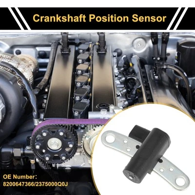 1 Pc No.2375000Q0J Crankshaft Position Sensor for RENAULT Clio 1.5 dCi 2005-2012