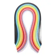 260pcs Quilling Strips Paper 3/16"(5mm) 39cm Origami Paper Quilling Strip