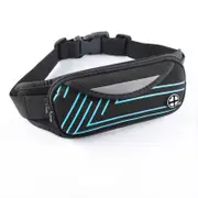 6 Inch Outdoot Sports Waist Bag With Phone Bag For Running Jogging Hiking Climbing BLUE COLOR