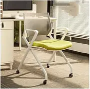 Stable Comfortable Office Chair with Wheels，Ergonomic Foldable Computer Chair，Breathable Mesh Desk Chair with Cotton Soft Cushion Mobile