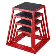 VEVOR 12/18/24/30 Inch Plyometric Jump Box Fitness Exercise Plyo Box Step Cross