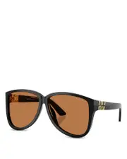 Miu Miu Aviator Sunglasses, 61mm