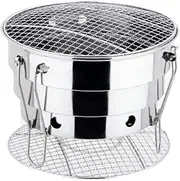 Portable Charcoal Grill with Lid Folding Tabletop BBQ Grill Barbecue Grill for Outdoor Cooking Camping Picnic Patio Backyard Cooking