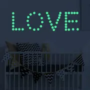 814pcs Dot Luminous Star Wall Stickers Home Room Decor Glow In The Dark Decal AU