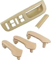 Beige Handle Cover Switch Bezel Interior Door Grab Compatible for VW Jetta Golf Bora MK4