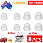 4x 19mm + 4x 22mm Primer Bulb Cup for Homelite Zama Carburetor Priming Bulb NEW