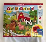 Master Pieces Sound Puzzle Old McDonald (24 pieces) Age 3+ NEW Sealed