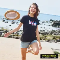 在飛比找momo購物網優惠-【NAUTICA】COMPETITION 女裝 修身繽紛圖騰