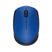 Logitech M171 Wireless Mouse for PC, Mac, Laptop, Optical Tracking - Blue/Black