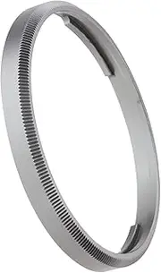 Haoge RRC-GR3XT Silver Grey Metal Decorate Ring for RICOH GR3X/GRIIIX Camera Accessories Replaces GN-2