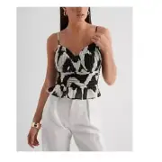 NWT, Express Sweetheart Neckline Peplum Cami, Size XS