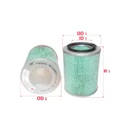 Sakura Air Filter for Fendt FARMER 200S 2.8L F3L912 I3 6V Tractor 74-88 211mm
