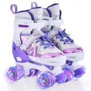 TOMSHOO Kids Roller Blades Adjustable Roller Skates Smooth Rollerblades V9K4