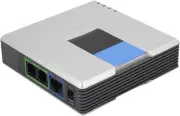 Voip Gateway 2 Ports Adapter, Voice over IP Phone Adapter for Long Distance a...