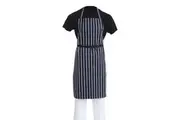 Whites Butchers Stripe Apron Navy