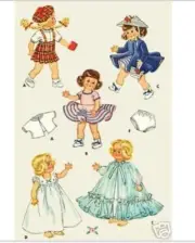 5 - Pattern Packs for 8" Ginny Dolls - 27 Outfits!