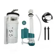 1 Set Toilet Fill Parts Water Tank Drain Flush Valve Button Repair-Kit Fitttings
