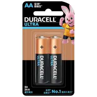 【DURACELL】金頂超能量鹼性電池 3號AA 2入裝