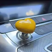 1pcs Car Interior Female Driver Click Start Car Strip Bwm Auto Button Decoration Heart I5f5 Supplies Car Interior Decoration