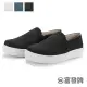 【FUFA Shoes 富發牌】日系素色便鞋-黑 FR31(工作鞋/懶人鞋/平底鞋)