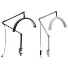 Eyelash LED Light Half Moon Lamp Tricolor For Lash Extension Tattoo Beauty Salon