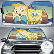 Driving Spongebob Auto Sun Shade