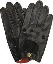 [Dents] 75-0021-L Men's Premium Kangaroo Leather Unlined Driving Gloves, Large