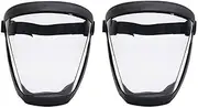 MTSDM Protective Face Shield, Adjustable Anti-Dust & Fog-Free Full Face Shield, Grinding Shield Face Mask HD Reusable Face Protective for Eye and Face, Prevent Wind Sand From Impact and Splashing