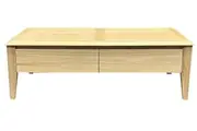MD Clara Solid Timber 2 Drawer Coffee Table