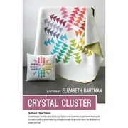 Crystal Cluster Quilt and Pillow Pattern By Elizabeth Hartman Quilting Sewing Craft