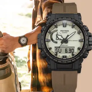 CASIO 卡西歐 PRO TREK 登山系列太陽能戶外手錶(PRW-61LD-5)