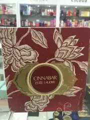 Estee Lauder Cinnabar Dusting Powder Set with porcelian dish 4oz