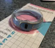 Vintage Girls Bangle LCD Watch Bracelet - 80s Tru Time Baby Blue Costume Retro