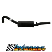 REDBACK 2.5" Rear Muffler for Commodore VL-VS V6 & V8 Sedan Solid Axle