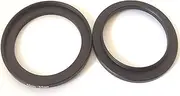 2X Size 46-55mm Step Up Rings D-SLR Video Camera Lens Connect 46mm to 55mm Filter Aperture Connecting Adapter Circle Screws Photo Picture View Fix-ed Connector Photograph Parts Accessories