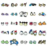 DISNEY CLASSIC CARTOONS MOVIES CHARACTERS LOGOS POST ENAMEL STUD EARRINGS