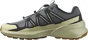 [Salomon] Speedcross Peak Men's Trail Running Shoes, Precise fit, All-Terrain Protection, and Active Grip, Black, 8, Black Black Glacier Gray, 8.5 US