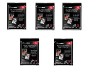 (5 PACK) Ultra Pro One Touch Magnetic BLACK 23pt Trading / Gaming Card Holder