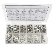 478PCS 304 Stainless Steel Split Lock Washers Assortment Kit;4# to 5/8
