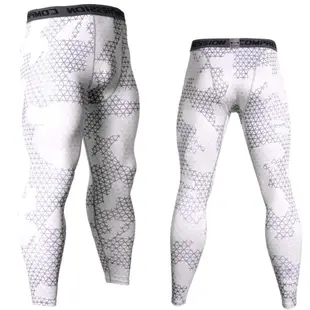 Men Compression Pants Tights Men Training Fitness Pants Prin