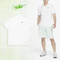 在飛比找momo購物網優惠-【NIKE 耐吉】Polo衫 Golf 男款 白 黑 高球 