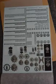 Forgeworld Iron Hands Legion Transfer Sheet Decals HORUS HERESY Warhammer 30K