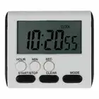 Magnetic LCD Digital Kitchen Down Egg Cooking Alarm + Clock Timer Count-~