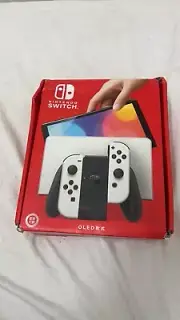 Nintendo Switch OLED Model HEG-001 Handheld Console - 64GB - White