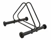 Bicycle Stand w/Wheels Black Bikes Cycling New!