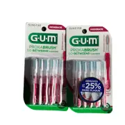 GUM Proxabrush Go-Betweens Interdental Brushes Moderate - 2 Pack for Effective