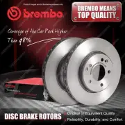 2x Front Brembo Brake Rotors for Fiat Ducato 244 250 290 35 Maxi 1800Kg Payload (for: Fiat)