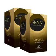 Ansell Skyn Original Condoms 40 Pack Twin Pack
