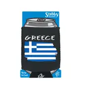 Greece Country Flag Nationality - Stubby Holder With Base