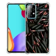 (Bullets Stash)ShockProof TPU phone case cover(Clear)for Samsung Galaxy A52 5G
